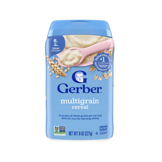 [新版]美國  嘉寶米糊 高鐵 嬰幼兒營養輔食益生菌米糊.