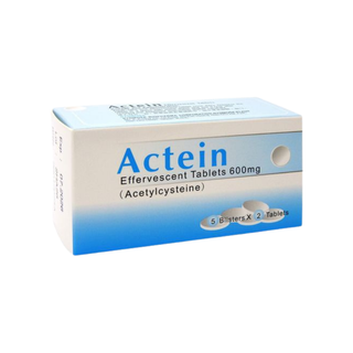 Actein - 愛克痰 600mg 化痰素 呼吸道黏液溶解劑 [Acetylcysteine] 10粒 (HK-56017)