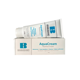 【敏感肌救星】Basic AquaCream 潤膚冷霜 100g | 溫和保濕修護 舒緩濕疹乾癢 敏感肌膚專用 不含SLS | 英國溫和配方 Legowell Mall 官方正品 全球配送