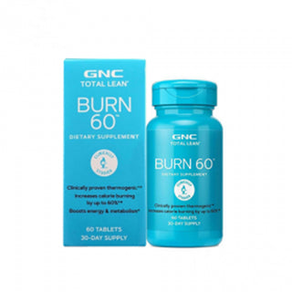 美国GNC健安喜新款科学燃脂配方Burn60*60粒控制体重燃烧脂肪减肥