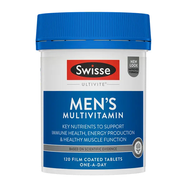 澳洲 Swisse 男性復合維生素120粒男士營養提升活力維生素B族