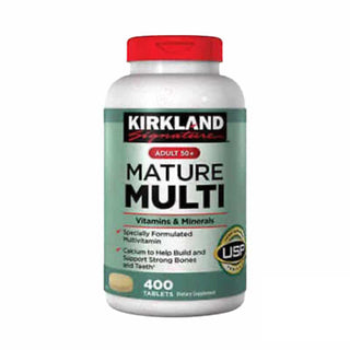 Kirkland Signature Adult 50+ Mature Multi Vitamins&amp;Minerals 400 Tablets - 樂誠~Legowell Wholesale mall