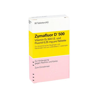 德國Zymafluor諾華維生素D500鈣片維生素VD補鈣咀嚼片 飯前服用，每天一粒 - 樂誠～Legowell Wholesale mall